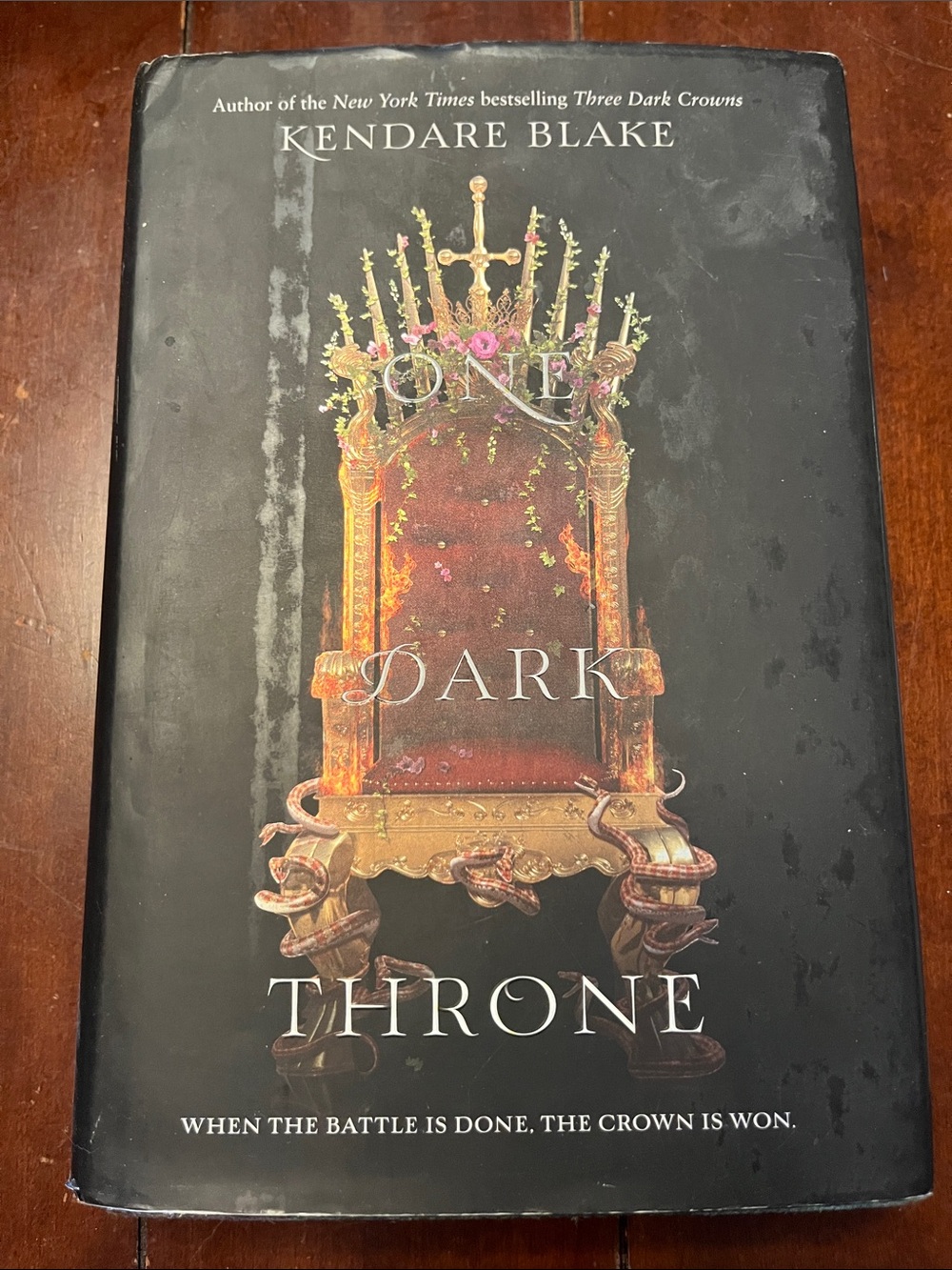 One Dark Throne - Kendare Blake - Autographed Hardcover